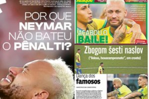 Brazilijos spaudos futbolo viltys virto ašaromis: „Sudie, šeštasis titule“