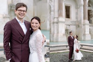 Italijoje susituokė radijo laidų vedėja Gabrielė Tetenskaitė ir Saulius Žvirgždas