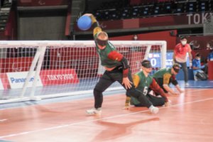 Lietuvos golbolo rinktinės dvikova pasaulio čempionate prieš sėkmingai kovojantį Iraną