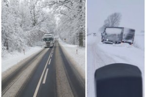 Vairuotojas pasidalino situacija iš žiemiškų kelių visoje Europoje: pataria nedaryti vienos klaidos