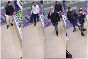 Kaune iš prekybos centro pavogta telefonų už 25 tūkst. eurų – policija norėtų apklausti šiuos vyrus