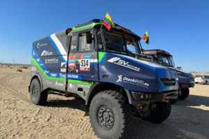 Dakaro ralio testų diena parodė, ką „Constra Racing“ komanda turės pakeisti sunkvežimyje