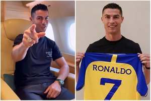 C. Ronaldo išskrido į Saudo Arabiją: pirmąsias rungtynes gali žaisti jau šią savaitę