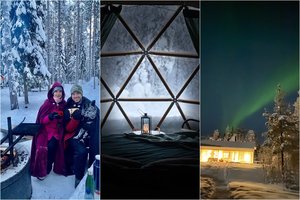 Pora gyvenimą kuria Laplandijoje: čia iš Lietuvos keliavo kupoliniai namai, paskui – ir turistai 
