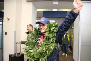 Rokas Baciuška ir dar kelios lietuvių komandos iš „Dakaras 2023“ ralio sugrįžo į Vilnių