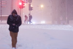 Laukia žiemiškas savaitgalis: Lietuvą užgrius krituliai, kils pūga