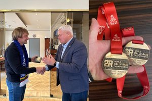 L. Kancius pasidabino dar vienu medaliu – už sporto pasiekimus kraštietį įvertino Klaipėdos savivaldybė
