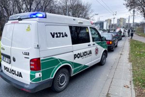 Vilniuje susidūrė keturi automobiliai, susidarė spūstis