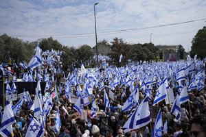 Izraelyje – tūkstantinis protestas prieš planuojamą teismų sistemos reformą