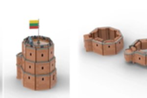 „Lego“ entuziastas siūlo statyti Gedimino pilies bokštą: pritariančiųjų būrys didėja