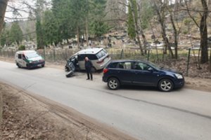 Per stiprų susidūrimą Vilniuje nukentėjo dvi moterys
