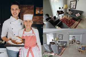 Virtuvės šefas Rokas Galvonas pajūryje su savo močiute imasi naujos veiklos: atvėrė ypatingą vietą