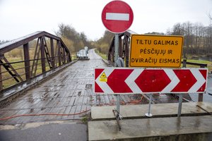 Šiemet planuojamų sutvarkyti blogos būklės tiltų ir viadukų kiekis nesiekia nė trečdalio