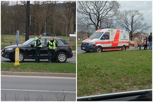 „Audi Q5“ pėsčiųjų perėjoje Vilniuje partrenkė vaiką – važiavo antra juosta ir nepaisė jau sustojusio troleibuso
