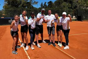 „Billie Jean King taurė“: Lietuvos tenisininkės su bosnėmis pasidalino 5–6 vietas