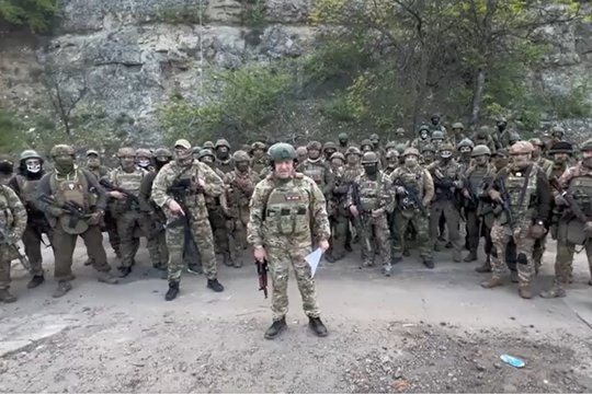 Karas Ukrainoje. J. Prigožinas.