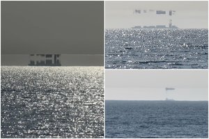 Baltijos jūroje – žadą atimantis reginys: šį vaizdą pasiseka išvysti ne kiekvienam