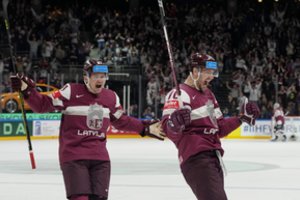 ​Latvija verčia naują istorijos lapą – pirmą kartą pateko į ledo ritulio pasaulio čempionato pusfinalį