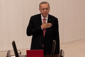Turkijos prezidentas R. T. Erdoganas prisaikdintas trečiai kadencijai
