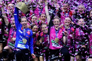 Norvegijos komanda trečią kartą paeiliui triumfavo rankinio Čempionių lygoje