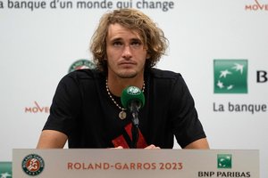 „Roland Garros“ tvarka dėl insulino injekcijų pasipiktinęs A. Zverevas: jei to nedarysiu, mano gyvybė atsidurs pavojuje