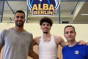 Berlyno ALBA sulaukė netikėto svečio – NBA žvaigždės LaMelo Ballo