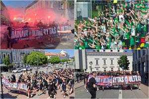 Vilniuje – sostinės sporto sirgalių kaktomuša: „B Tribūna“ stoja į kovą prieš „Pietų IV“