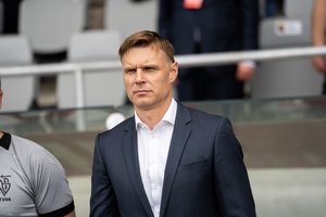 E. Jankauskas prieš mačą Vengrijoje: „Įžengti į tokį stadioną – tai atlygis žaidėjams už jų nuveiktą darbą“