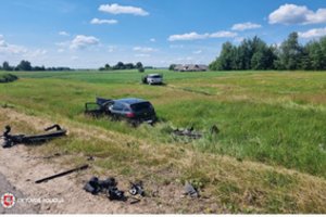 Per savaitę šalies keliuose užregistruoti 445 eismo įvykiai, žuvo motociklo vairuotojas