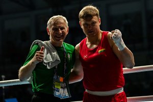 Lietuvos bokso rinktinės treneris: „Europos žaidynėse įgijome svarbios patirties, o olimpinius kelialapius galėsime iškovoti ir vėliau“