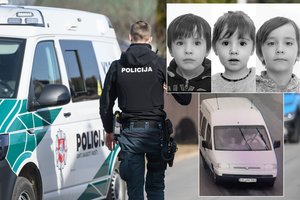 Policijos pareigūnai ieško trijų Kaune pagrobtų vaikų