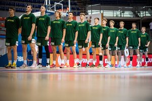Lietuvos 18-mečiai krepšininkai Europos čempionate meta iššūkį prancūzams