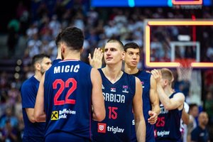 Serbijos rinktinė į pasaulio čempionatą keliaus be N. Jokičiaus ir V. Micičiaus