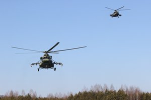 Baltarusijos provokacijos Lenkijoje: du koviniai sraigtasparniai kirto oro erdvę, radarai jų nefiksavo