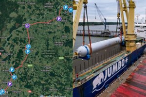 Istorinė kelionė Lietuvoje: pranešė, kokiais keliais bus vežamas išskirtinis krovinys