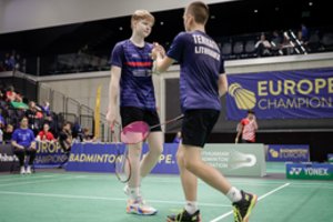 Įsibėgėjusius Lietuvos jaunuosius badmintonininkus Europos čempionate sustabdė turkai
