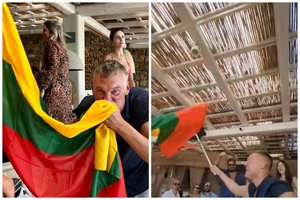 Šarūnas Jasikevičius mėgaujasi atostogomis ir rodo meilę Lietuvai: „Atstovauju savo spalvas Mykonos saloje!“
