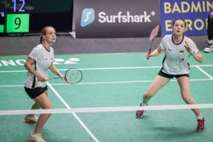 Europos jaunių badmintono čempionate lietuvės žengė į aštuntfinalį