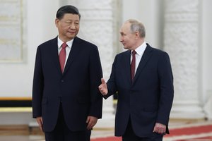 V. Putinas pareiškė, kad netolimoje ateityje susitiks su Kinijos vadovu Xi Jinpingu