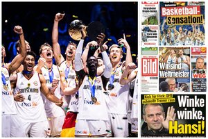 Vietinėje spaudoje Vokietijos rinktinės pergalė pasaulio čempionate laikoma sporto stebuklu