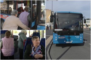 Dar vieno miesto autobusai pradėjo gyventojus vežti nemokamai: užfiksavo žmonių nuotaikas