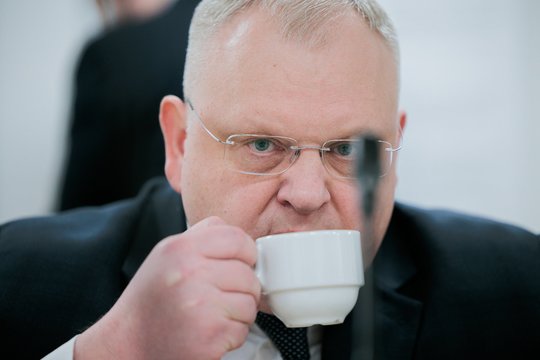 VSD pranešėjas Tomas Gailius. 