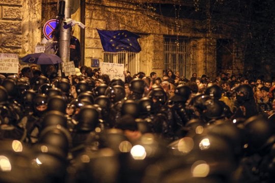 Protestas Tbilisyje.