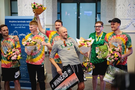  Lietuvos vyrų 3x3 rinktinė sugrįžo namo su kelialapiu į Paryžiaus olimpiadą.
