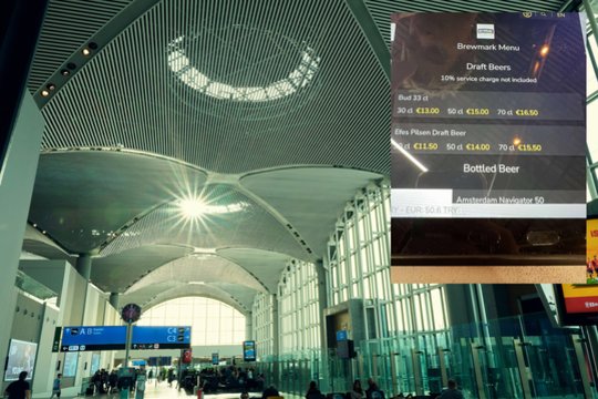 Turkijos oro uostai muša išprotėjimo dugną: už 0,2 l buteliuką vandens – 10 eurų