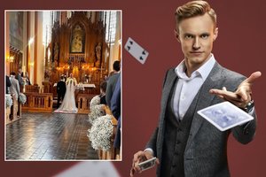 Iliuzionistas R. Bernatonis vedė mylimąją: šventė vyko dvare