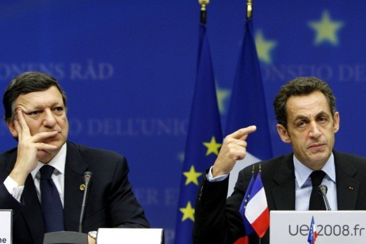 Europos komisijos prezidentas J.M.Barroso ir Prancūzijos, pirmininkaujančios ES, vadovas N.Sarkozy teigia siekantys užsitikrinti visų narių parama derybose su Rusija.
