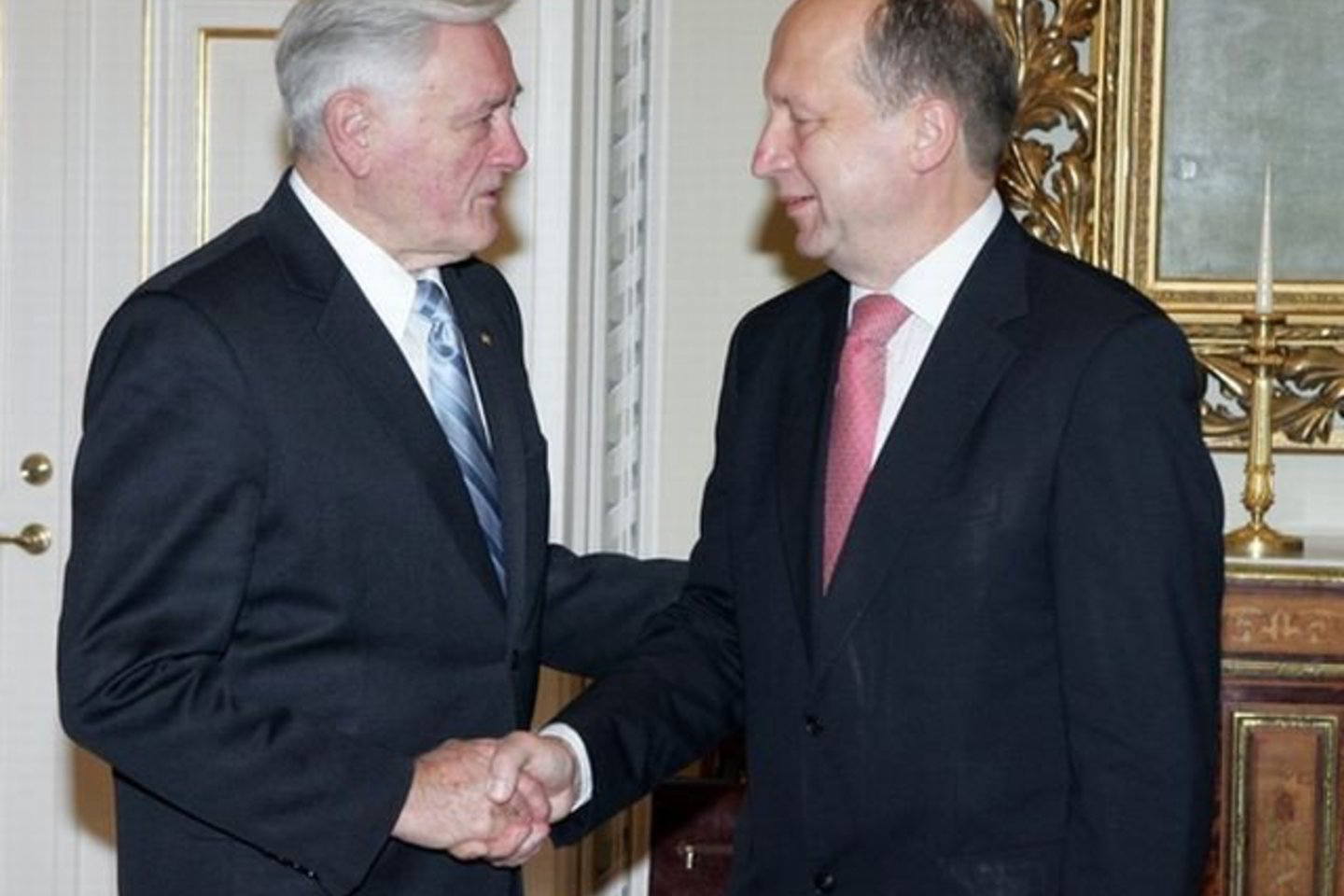 V.Adamkaus ir A.Kubiliaus susitikimas prasidės 14 valandą.