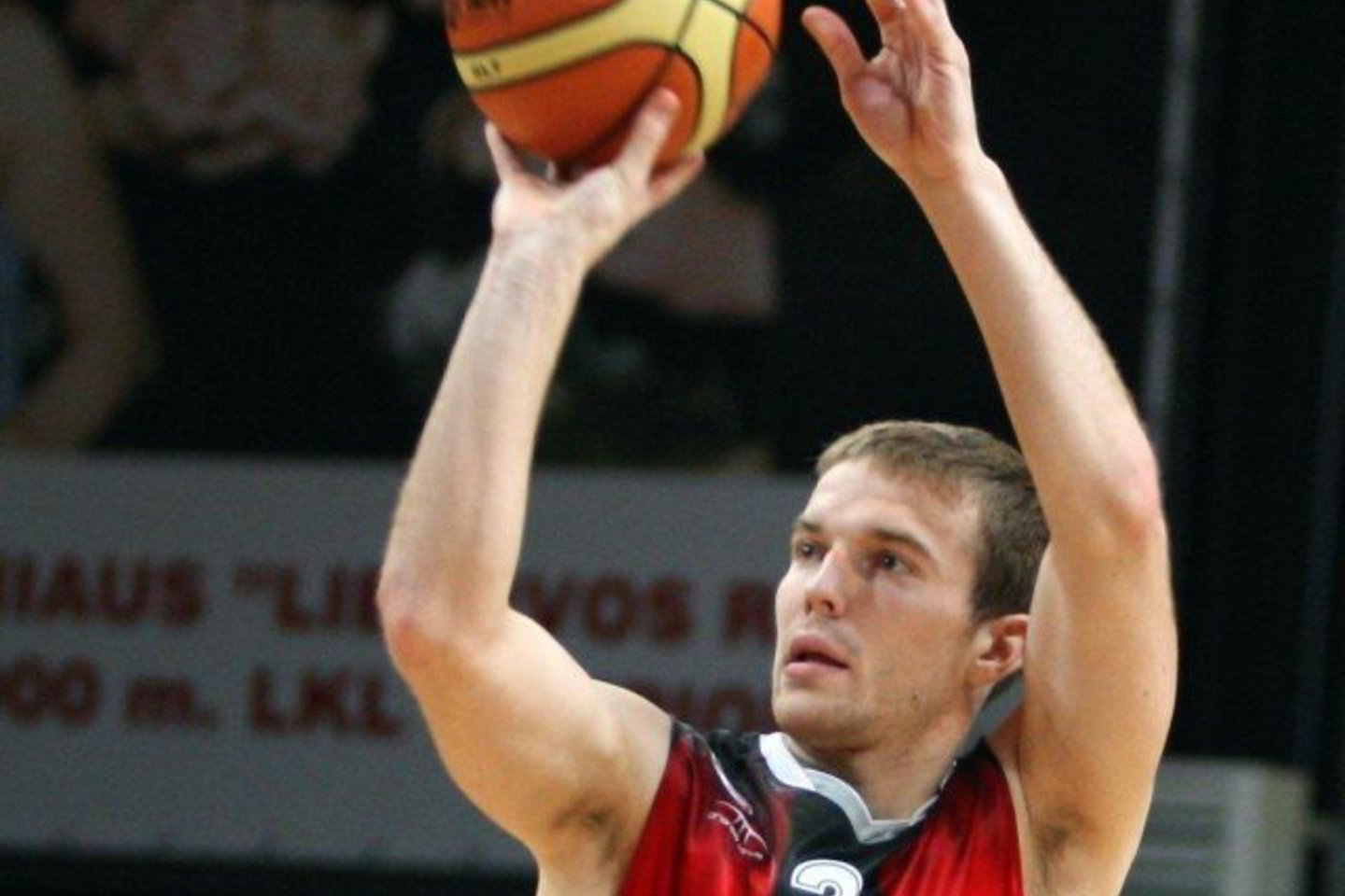 M.Gecevičius per dvejas rungtynes studentų lygoje iš 33 tritaškių pataikė 16.