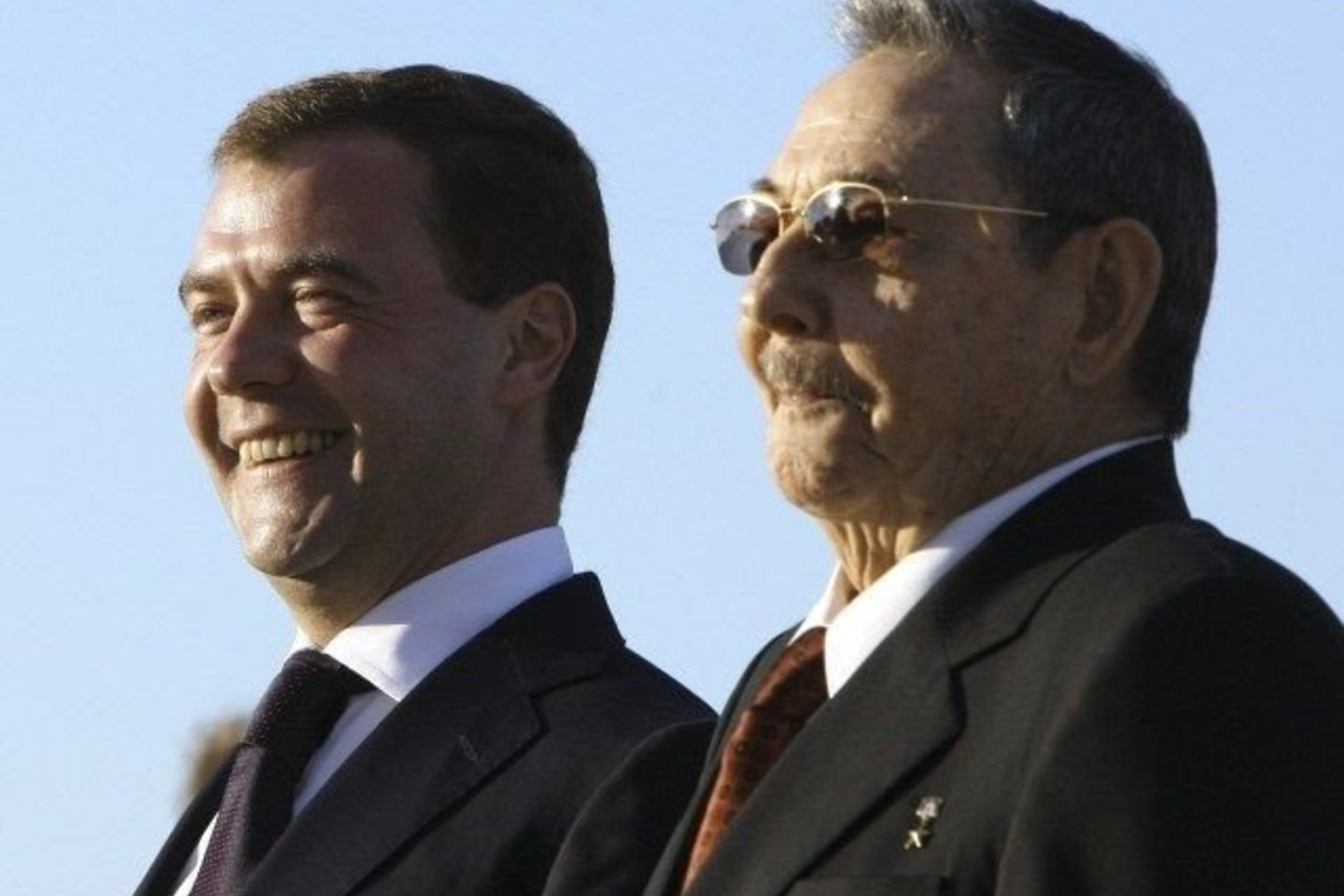 D.Medvedevas lanko Pietų Amerikos šalis - ketvirtadienį Kuboje jis susitiko su R.Castro.